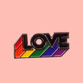 Love Is Love Rainbow Pride Enamel Pin